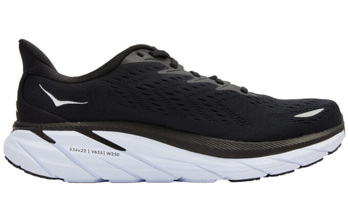 Clifton 8 2E Large &lsquo;Noir Blanc&rsquo;