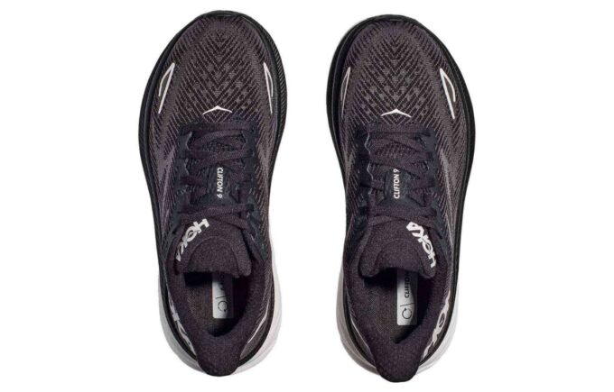 Clifton 9 2E Large &lsquo;Noir Blanc&rsquo;