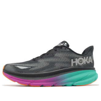 Clifton 9 Gore-Tex « Noir Aqua Électrique »