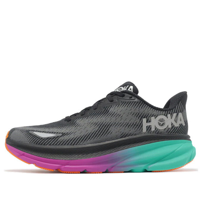 Clifton 9 Gore-Tex « Noir Aqua Électrique »