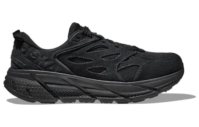 Clifton L Suede &lsquo;Triple Black&rsquo;