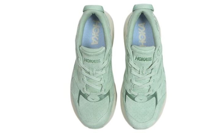Clifton L Suede &lsquo;Vert fumé&rsquo;