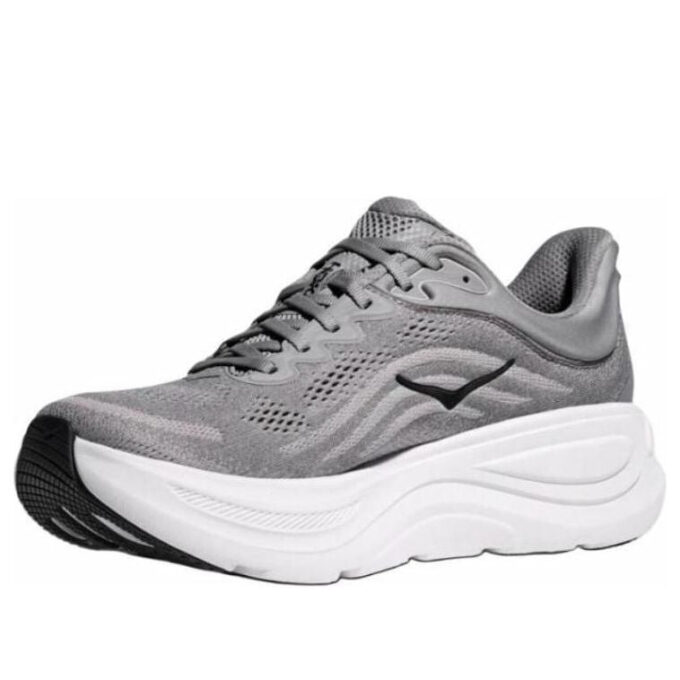 HOKA Bondi 9 Large &lsquo;Gris&rsquo;