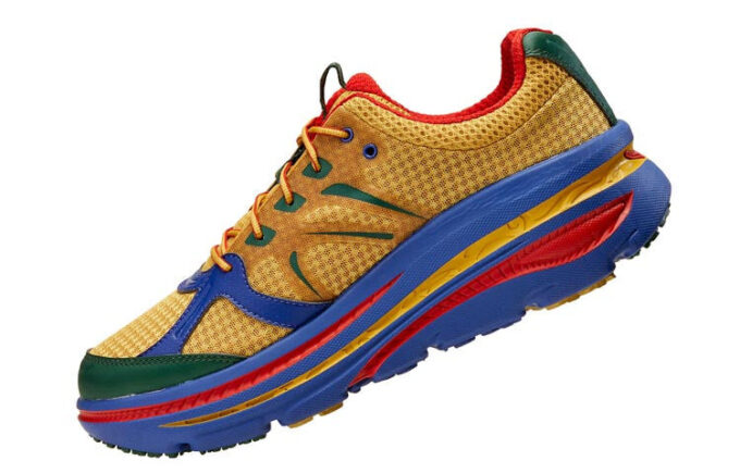 HOKA x Engineered Garments Bondi B « Multicolore » HOKA x Engineered Garments Bondi B « Multicolore »