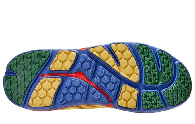 HOKA x Engineered Garments Bondi B « Multicolore » HOKA x Engineered Garments Bondi B « Multicolore »
