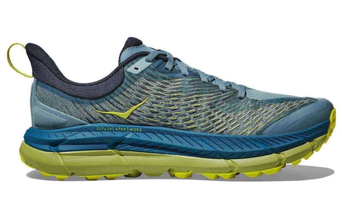 Mafate Speed  4 &lsquo;Bleu Pierre Citron Foncé&rsquo;
