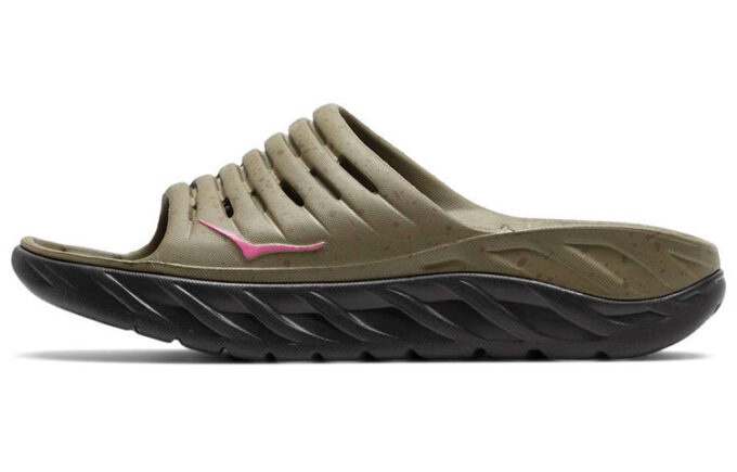 Sandales de récupération HOKA x Bodega Ora « Martini Olive Jet Black »