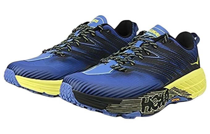 Speedgoat 4 &lsquo;Bleu Jaune&rsquo;