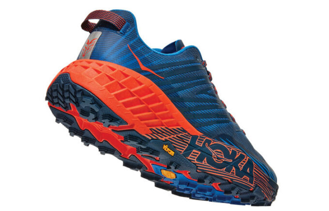 Speedgoat 4 &lsquo;Majolica Blue Mandarin Red&rsquo;