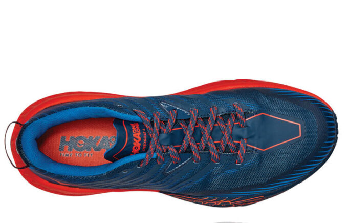 Speedgoat 4 &lsquo;Majolica Blue Mandarin Red&rsquo;