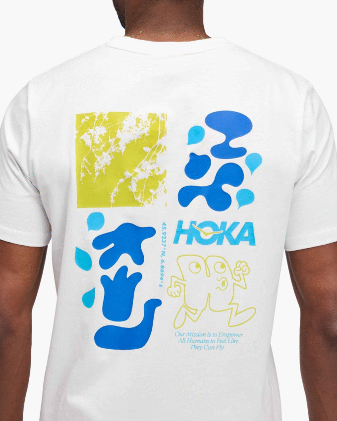 T-shirt à manches courtes HOKA Collage