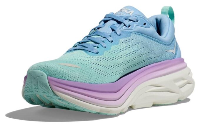 (WMNS) Bondi 8 D Wide &lsquo;Bleu aérien violet océan ensoleillé&rsquo;
