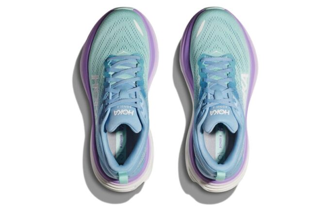 (WMNS) Bondi 8 D Wide &lsquo;Bleu aérien violet océan ensoleillé&rsquo;