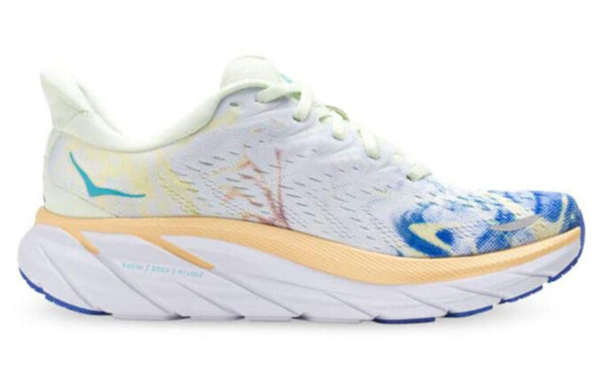 (WMNS) Clifton 8 Wide &lsquo;Blanc Bleu&rsquo;