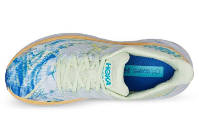 (WMNS) Clifton 8 Wide &lsquo;Blanc Bleu&rsquo;