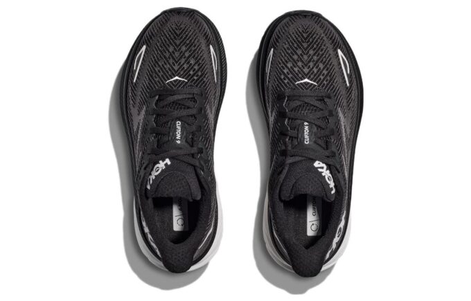 (WMNS) Clifton 9 Wide &lsquo;Noir Blanc&rsquo;