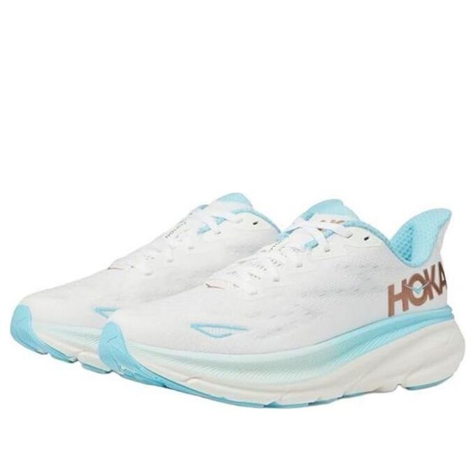 (WMNS) Clifton 9 Wide &lsquo;Or rose givré&rsquo;