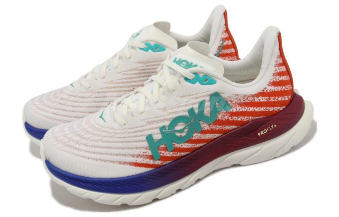 (WMNS) Mach 5 Large &lsquo;Blanc Feu Rouge&rsquo;